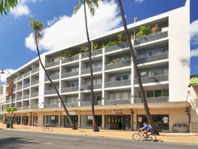 Polynesian Plaza Hotel building